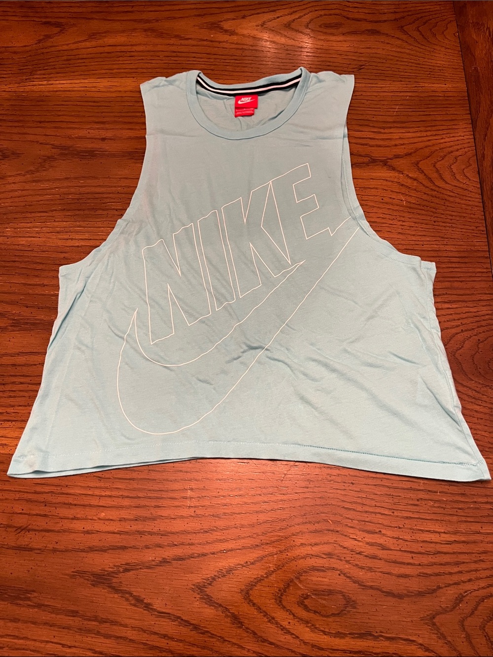 Nike Teal Women's Muscle Tank with Large Nike Logo, size small